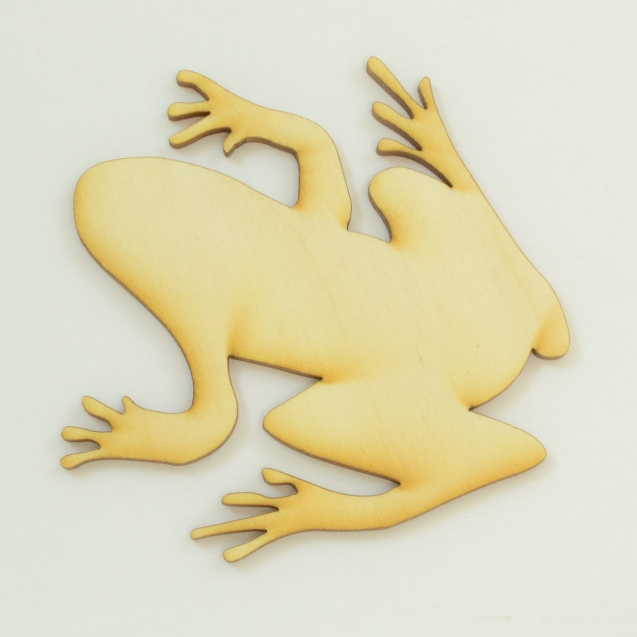 Package Of 50, Tree Frog Wood Cutout 3.5 " X 3.5 "