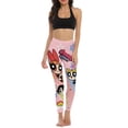 thumbnail image 6 of The Powerpuff Girls Womens Lounge Legging Soft Workout Athletic Running Yoga Pants Yoga Leggings S, 6 of 8