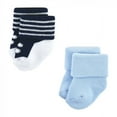 thumbnail image 6 of Hudson Baby Infant Boy Cotton Rich Newborn and Terry Socks, Bear Boy 8Pk, 0-6 Months, 6 of 6