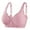 Pink-A, variant on Tumotour Full Coverage Bras For Women No Underwire Comfort Push Up Breathable Bralette Bras Solid Color Comfortable Wireless Bras