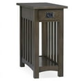 thumbnail image 1 of Leick Furniture Mission Impeccable Solid Wood End Table in Lush Dark Earth, 1 of 3
