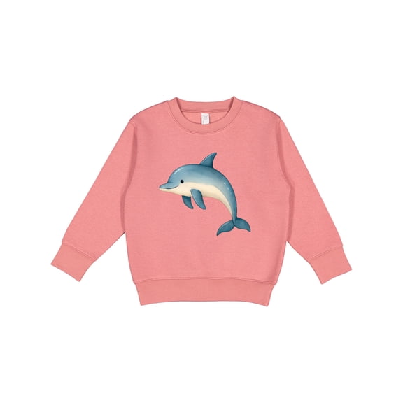 Inktastic Cute Blue Dolphin Toddler Sweatshirt