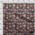 thumbnail image 2 of oneOone Cotton Jersey Gray Fabric Clothes Kids Sewing Material Print Fabric By The Yard 58 Inch Wide, 2 of 4