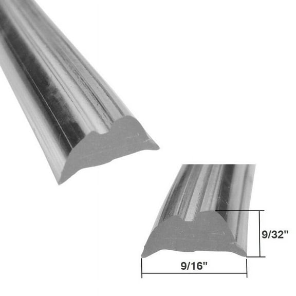 Gordon Glass® Clear Shower Door Replacement Spline 9/16" by 9/32" - 18 ft Roll