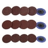 60 Pcs 2'' Quick Change Discs Roll Lock Surface Conditioning R-Type Sanding Discs Assorted 60 120 240 Grit