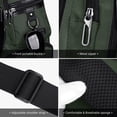 thumbnail image 6 of WITZMAN Sling Bag for Men Crossbody Bag Travel Sling Backpack Slim Chest Bag Lightweight Casual Daypac (B702 Army Green), 6 of 10