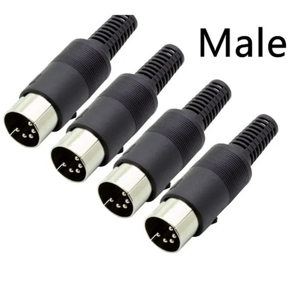 5pcs 3pin 4pin 5pin 6pin 7pin 8 Pin DIN Male Female Plug Socket Jack Solder Connector