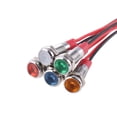 thumbnail image 5 of luces LED de advertencia de metal de 6 mm, impermeables, IP67, lámpara de señal de 6 V, 12 V, 24 V, 220 V, con cable rojo, amarillo, azul y verde, 5 of 5