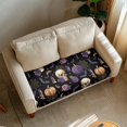 thumbnail image 3 of Renewold Skull Pumpkin Bat Rose Violet Sofa Seat Cover Protector Wear-Resistant Dog Couch Cushion Cover Universal Chair Sofa Seat Cushion Slipcover for Halloween Decoration, M, 3 of 5