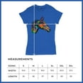 thumbnail image 5 of Tee Hunt Dean Russo Colorful Horse T-Shirt Neon Mosaic Wild Mustang Women's T-Shirt Tee, Blue, Small, 5 of 5