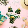 thumbnail image 6 of Saint Patrick's Day Women's Swimsuit Bikini Set, Detachable Sponge, Adjustable Strap, Two-Pack, Beach & Pool Ready, 6 of 6