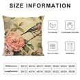 thumbnail image 5 of SHANXI Throw Flower Square Pillowcase for Home Decor Sofa Car Bedroom Pillow case 20x20in, 5 of 5