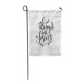 thumbnail image 1 of JSDART Always and Forever Black White Hand Lettering Script to Wedding Holiday Garden Flag Decorative Flag House Banner 12x18 inch, 1 of 1