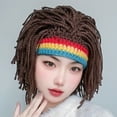 thumbnail image 4 of Cool Rétros Chapeau en Laine Hippie Perruque Dreadlock Accessoires de Fête, 4 of 6