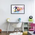 thumbnail image 3 of Stupell Industries Contemporary Skateboarder in Motion Black Floating Frame Canvas Art, 25 x 17, by Creative Studio, 3 of 8