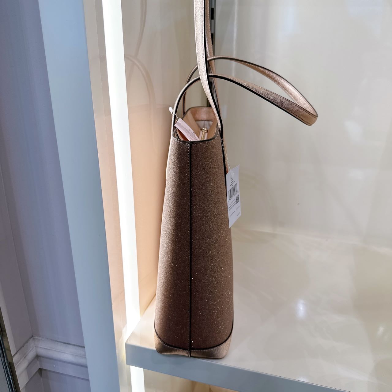 Kate spade rose gold tote top