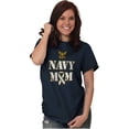thumbnail image 3 of US Navy Mom Military Support Ribbon Women's Graphic T Shirt Tees Brisco Brands S, 3 of 6