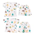 thumbnail image 1 of Traje De Verano Para Bebé, Pantalones Cortos De Manga Corta Para Bebé, Algodón De Moda Transpirable Que Absorbe El Sudor Para El Hogar Para Niños ANGGREK Otros, 1 of 8