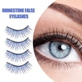 thumbnail image 3 of Moluckfu 5Pares Pestañas Postizas De Color Con Llamativo Para Crear Looks De Y, 3 of 7