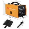thumbnail image 2 of Goplus MIG 130 Welder No Gas Flux Core Wire Automatic Feed Welder IGBT Inverter, 2 of 10