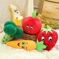 thumbnail image 3 of Glow Pups Squeaky Plush Dog Toy Carrots, 3 of 7