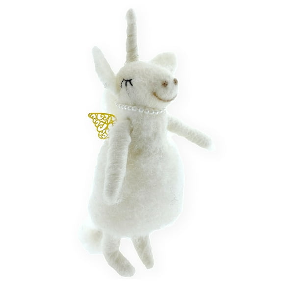 Glamour Unicorn Christmas Tree Ornament, Wool
