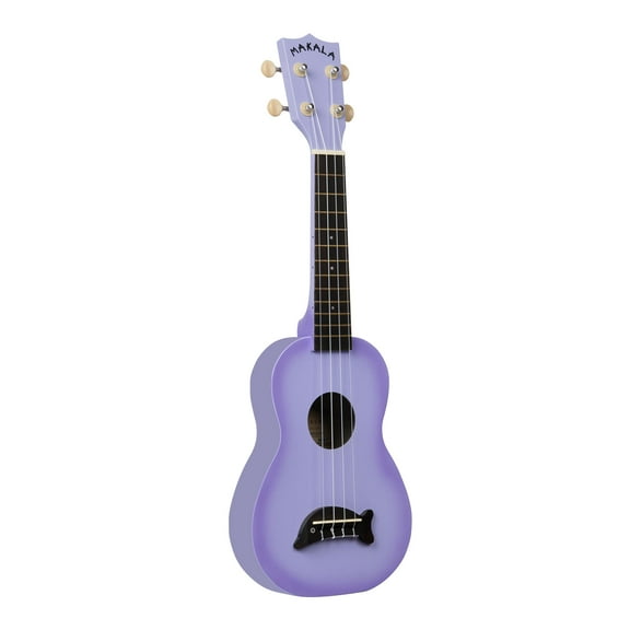 Kala Brand Music Co. Makala Dolphin, 4-String Ukulele, Right, Purple Burst, Soprano (MK-SD/PLBURST)