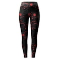thumbnail image 4 of YUEJUIR Pants for Women Women's Valentines Day Tights with Hearts Red Heart Leggings Skinny Pant Patterned Red Heart Sporty Sweet Heart Womens Pants Womens Leggings (Dark Gray,XXXXL), 4 of 4