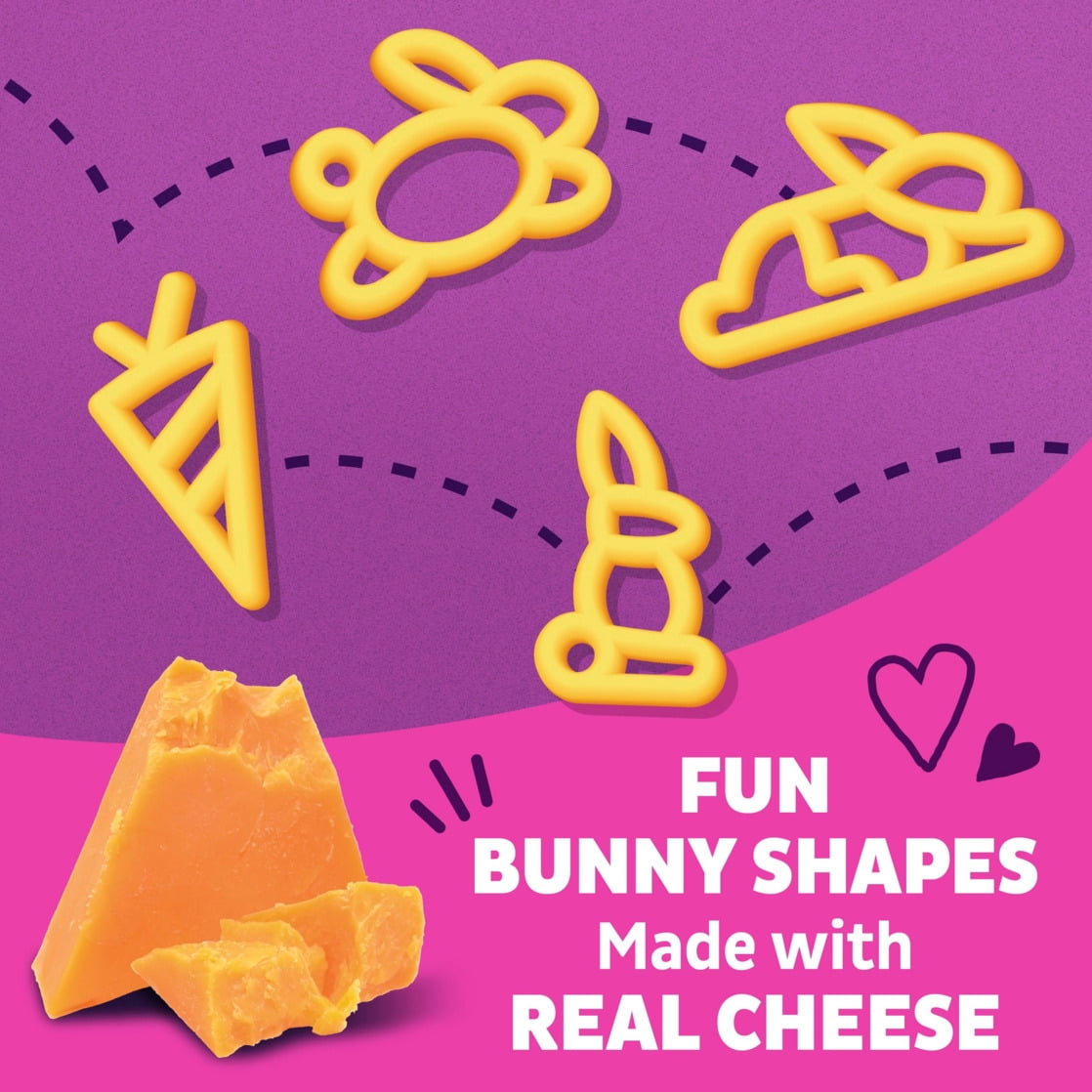 (12 pack) Annie's Yummy Bunnies and Cheddar, Made with Real Cheese and Organic Pasta, 6 oz