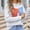 White, variant on Womens Sweaters Pullover Long Sleeve Crew Neck Pullover Colour Block Sweater White M