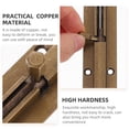 thumbnail image 4 of HEALEEP 1Set Copper Sliding Latch Lock for Homeowners and Property Managers 11.8X1.2X0.6in, 4 of 8