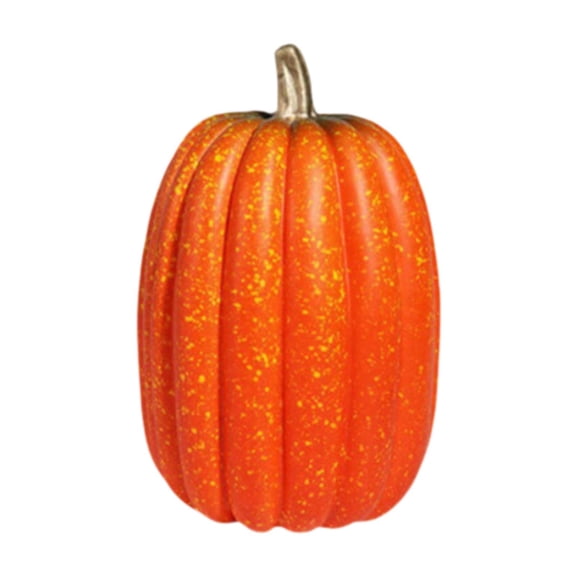 Fzaqwen Simulation Pumpkin Holiday Foam Pumpkin Halloween Decor Lifelike Mantel Tabletop Height 21cm
