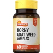 Horny Goat Weed Complex | 60 Capsules | Vegetarian, Non-GMO, and Gluten Free Supplement | by Sundance