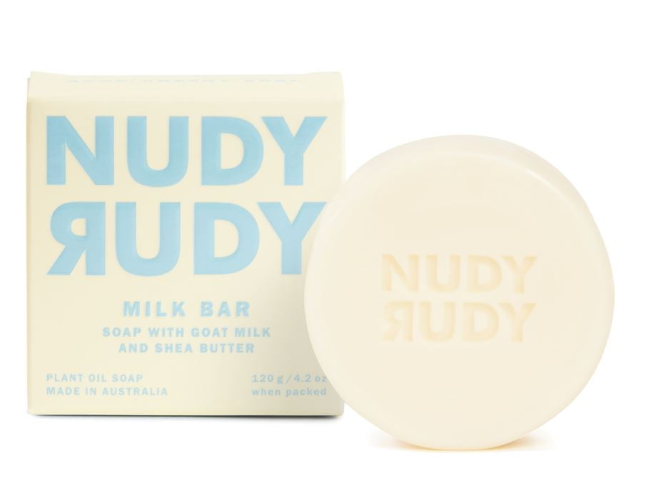 Nudy Rudy Milk Bar  Soap with Goat Milk and Shea Butter  4.2oz