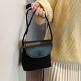 thumbnail image 1 of Bolso bandolera informal de PU para mujer, tipo cartera, con correa ajustable, ligero, de 17 x 16 x 8 cm | Bolso bandolera para el trabajo, viajes, compras, fiestas y citas., 1 of 5