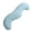 Blue, variant on Pea Pod Body Pillow for Adults, 43in Full Body Pillow for Side Sleepers, Long Body Pillow for Bed, Pea Pod Shape Long Pillow for Pregnancy Sleeping Full Body Support
