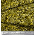 thumbnail image 2 of Soimoi Yellow Heavy Canvas Fabric Leopard & Wild Animal Skin Print Fabric by The Yard 58 Inch Wide, 2 of 3