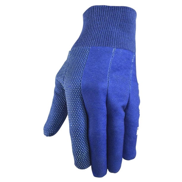 Guantes de trabajo Wells Lamont para mujer, color azul, talla M, paquete de 2