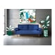 thumbnail image 1 of Sofá Cama de Lino Azul Modelo Mandela Makora, 1 of 8