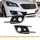 thumbnail image 3 of Right Front Bumper Fog Light Cover with Chrome Trim Strip for Ciaz 2015-2017 Car Fog Lamp Grille Bezel, 3 of 5