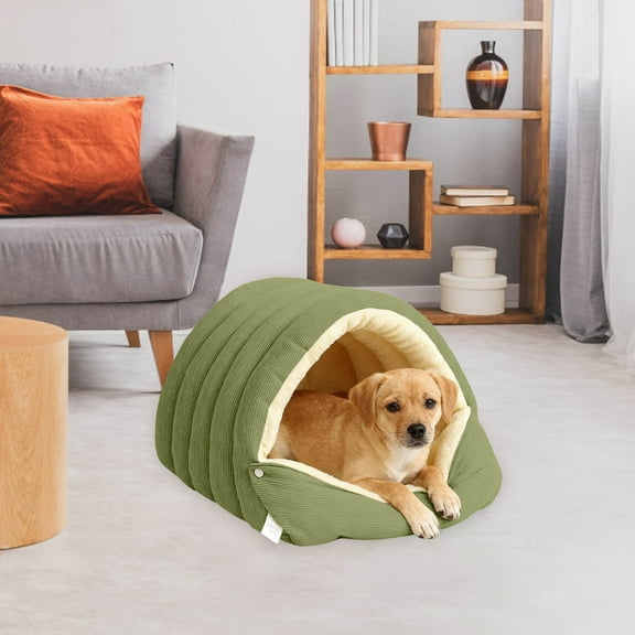 Cat Beds for Indoor, Cozy Monster Cats Bed, Removable and Washable Winter Closed-Off Cat Bed, Pet Cave Tent with Removable Cushion, Warm Cave Nest Sleeping Puppy for Cats & Small Dogs