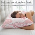 thumbnail image 5 of Coastal Pink King Pillow Covers, Ocean Coral Starfish Shell Modern Sea Soft Breathable Throw Pillow Cases with Invisible Zipper, Decorative Pillowcase Pillows Protectors for Sofa Bed Couch 20"x36", 5 of 9