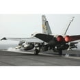 thumbnail image 2 of An F/A-18C Hornet launches from the flight deck of USS Theodore Roosevelt Poster Print, 2 of 2