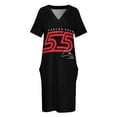 thumbnail image 3 of Para Cumpleaños Hombres Mujeres Carlos Sainz 55 Haz Una Sonrisa Lindo Vestido Suelto Con Bolsillos Fotográficos Vestido de mujer Moda mujer, 3 of 6