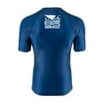 thumbnail image 2 of Bad Boy Men's Origin Short Sleeve Rash Guard MMA BJJ Blue/White, 2 of 4