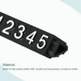 thumbnail image 4 of Uxcell Adjustable Mini Cube Price Tag Display Number White on Black,3.8x6.9mm,10 sets, 4 of 5