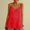 Red, variant on Women’s Linen Camisole Tank Top V-Neck Loose Casual Sleeveless Tops Summer Basic Tees Shirts