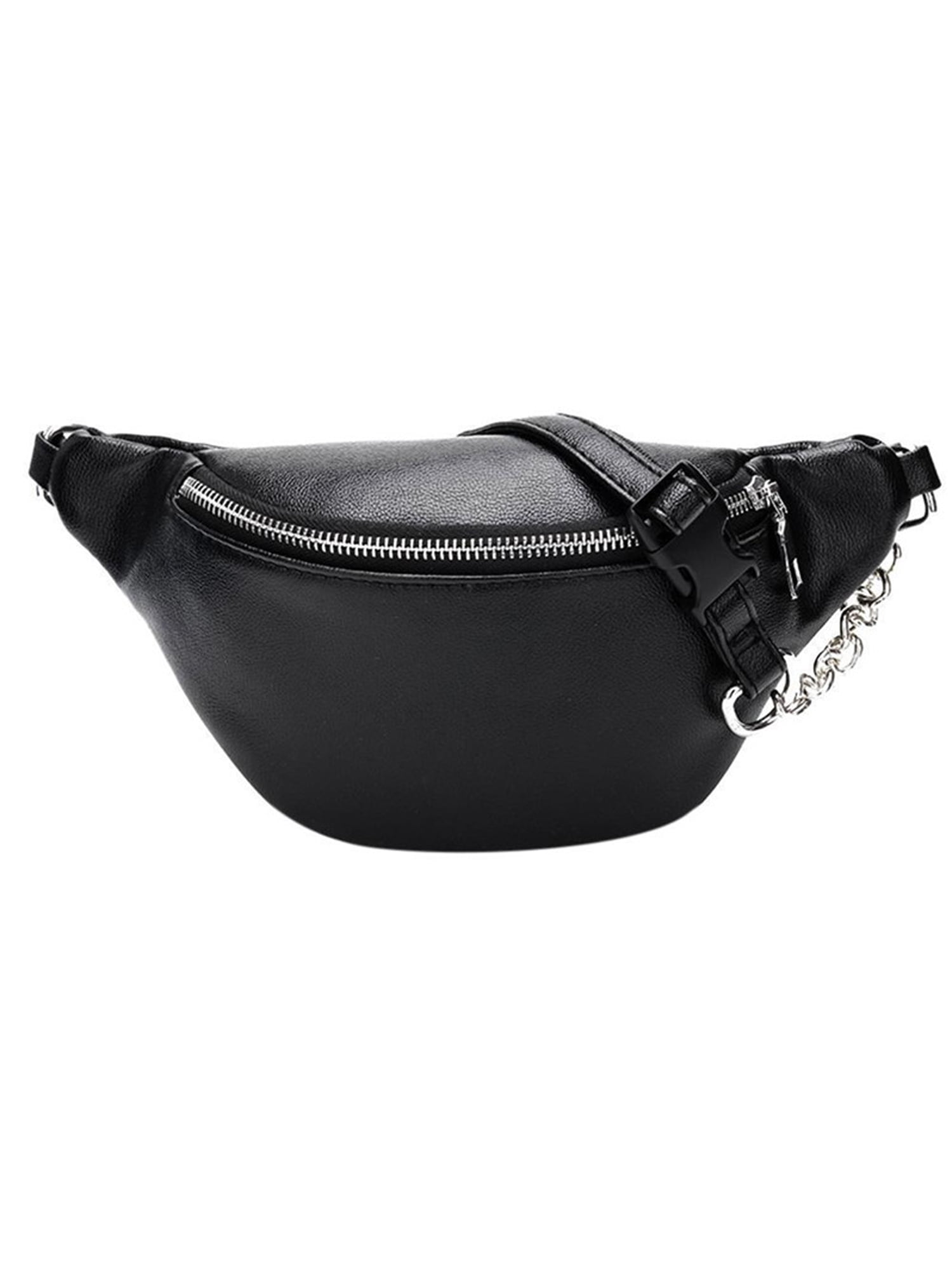 Travel PU Leather Waist Belt Bum Bag Fanny Pack Phone Money Purse Bag Pouch
