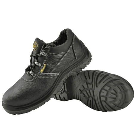 

netuera Mens Puncture-Proof Shoes Work Outdoor Boots Steel Toe Steel Sole