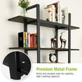 thumbnail image 6 of Tribesigns 5-Tier Bookshelf, Industrial Wood Bookcase 72 H x 12 W x 47L inches, Black, 6 of 7